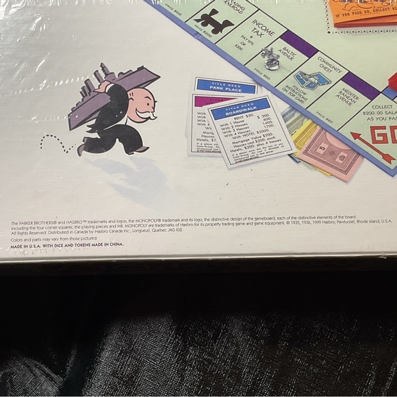 Vintage Monopoly Property Trading Board
Game 1999 Parker Brothers New Sealed - Picture 5 of 5